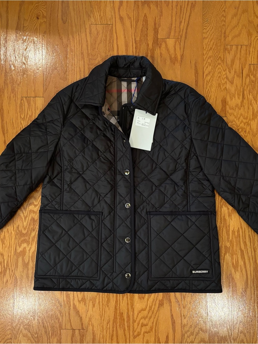 NWT Burberry Dalry Iconic Quilted Jacket L
